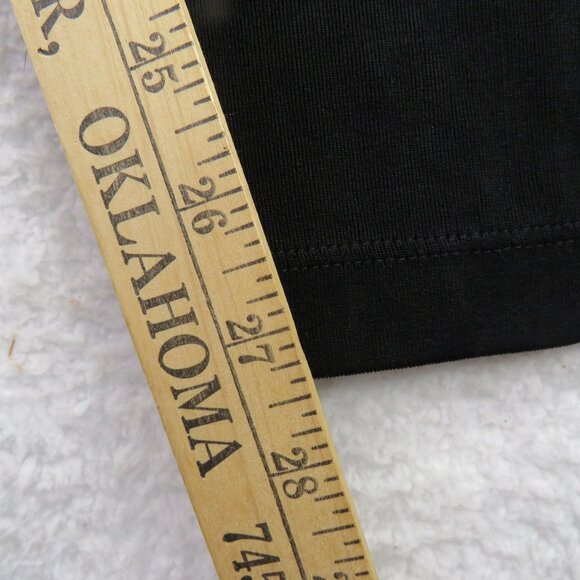 Chicos Travelers Pants Womens Medium Black Elastic Waist Short - Picture 7 of 7